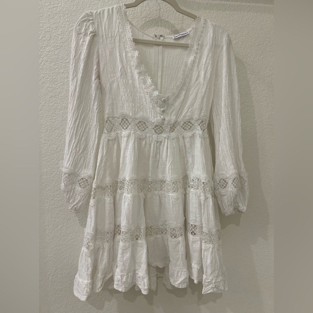 Dainty Hooligan Ivory Lace Dress